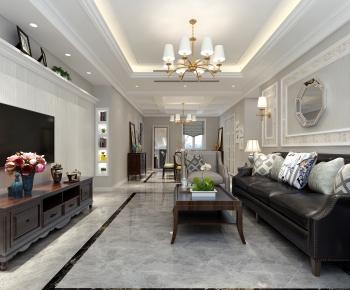 American Style A Living Room-ID:648327567