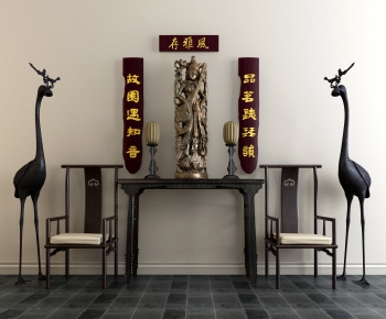 Chinese Style Single Chair-ID:881403338
