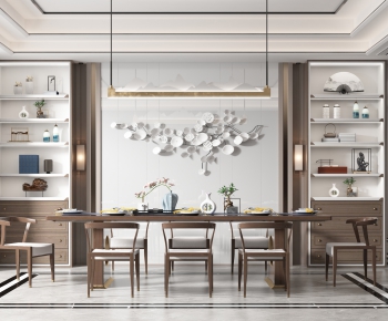 New Chinese Style Dining Room-ID:769382637