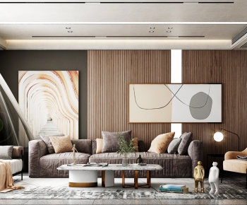 Modern A Living Room-ID:443229179