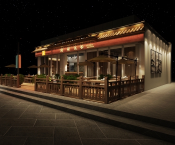 New Chinese Style Facade Element-ID:751313979