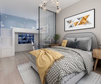 Nordic Style Bedroom-ID:338077328