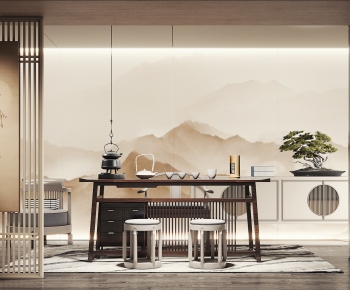 New Chinese Style Tea House-ID:535638179