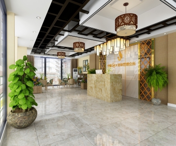 New Chinese Style Lobby Hall-ID:520044447