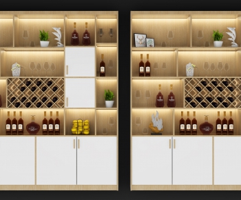 Nordic Style Wine Cabinet-ID:517541979
