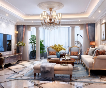 European Style A Living Room-ID:767267139