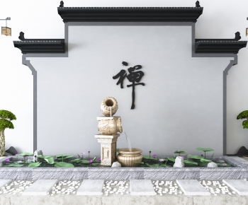 New Chinese Style Garden-ID:555739354