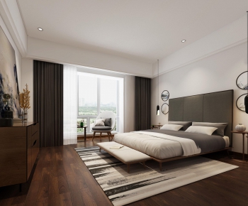 New Chinese Style Bedroom-ID:743952687