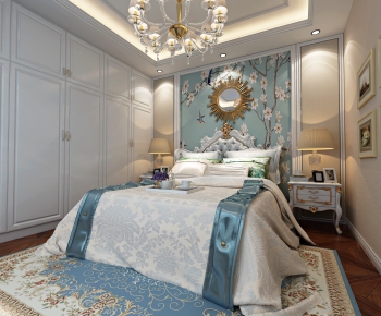 Simple European Style Bedroom-ID:762357567