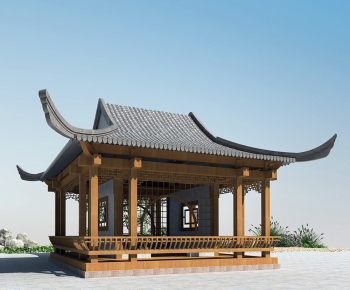 New Chinese Style Building Component-ID:467817353