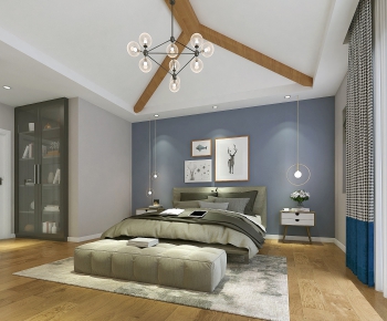 Nordic Style Bedroom-ID:986375321