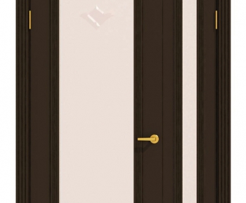 Modern Solid Wood Door-ID:189437831
