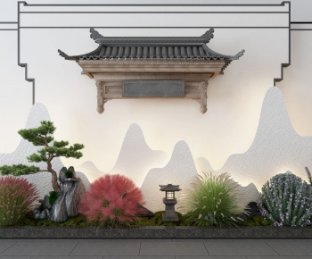 New Chinese Style Garden-ID:345878438