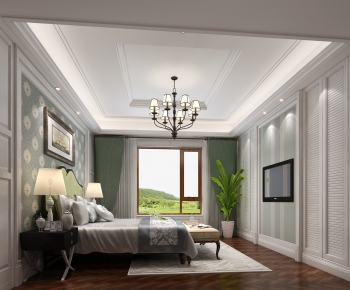 American Style Bedroom-ID:485739383