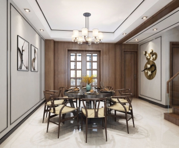 New Chinese Style Dining Room-ID:120316755