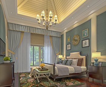 American Style Bedroom-ID:623116977