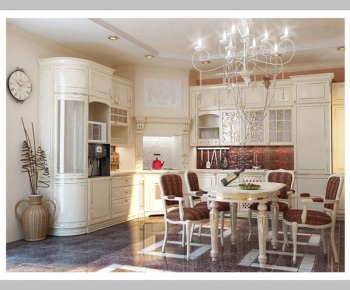 European Style Kitchen Cabinet-ID:369016255