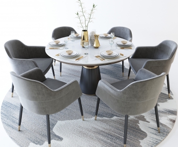 Modern Dining Table And Chairs-ID:562751625