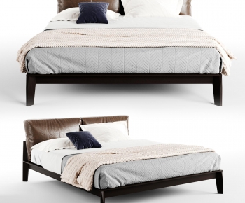 Modern Double Bed-ID:636552144