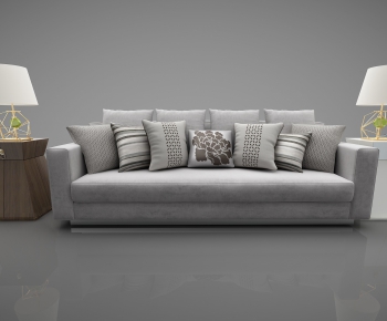 Modern Three-seat Sofa-ID:490639871