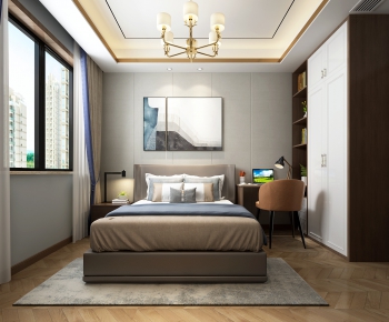 Modern Bedroom-ID:345163555