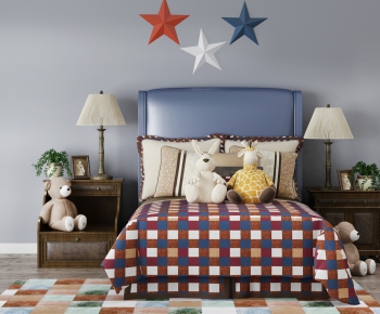 American Style Child's Bed-ID:796521856