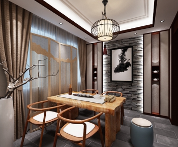 New Chinese Style Tea House-ID:947829683