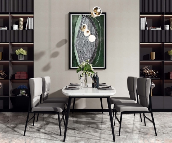 Modern Dining Table And Chairs-ID:233498953