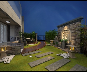 New Chinese Style Courtyard/landscape-ID:964252493
