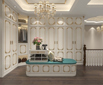 Simple European Style Clothes Storage Area-ID:322263667