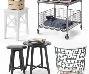 Industrial Style Side Table/corner Table-ID:682861871