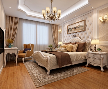 European Style Bedroom-ID:510372263