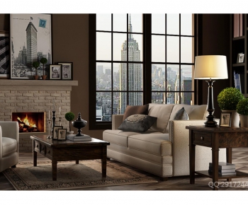 American Style A Living Room-ID:597676987
