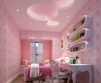 Simple European Style Girl's Room Daughter's Room-ID:376535352