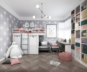 Nordic Style Children's Room-ID:641466613