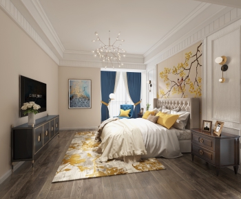 American Style Bedroom-ID:127101329