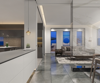 New Chinese Style A Living Room-ID:726863535