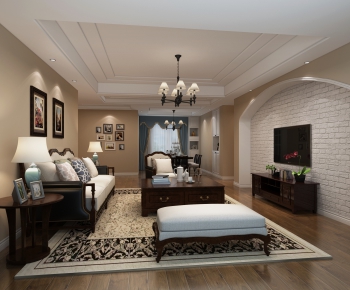 American Style A Living Room-ID:306076632