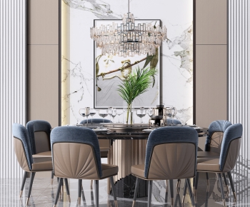 New Chinese Style Dining Table And Chairs-ID:353025467