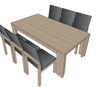 Modern Dining Table And Chairs-ID:365967821