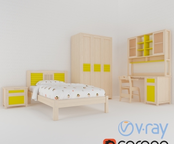 Modern Child's Bed-ID:264891159