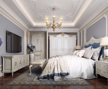 French Style Bedroom-ID:879364758