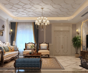 European Style A Living Room-ID:294102116
