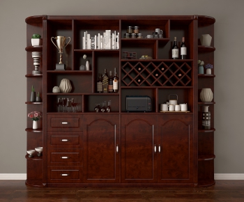 American Style Wine Cabinet-ID:301398315