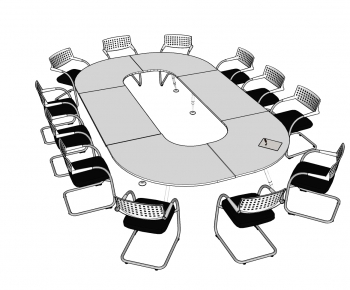Modern Conference Table-ID:972791357