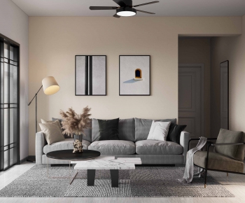 Modern A Living Room-ID:693456997
