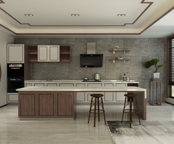 New Chinese Style Open Kitchen-ID:620834769