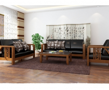 New Chinese Style Multi Person Sofa-ID:270059273