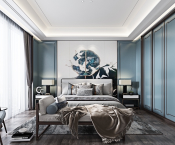 New Chinese Style Bedroom-ID:316244487