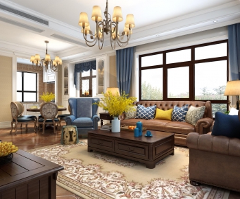 American Style A Living Room-ID:453810811